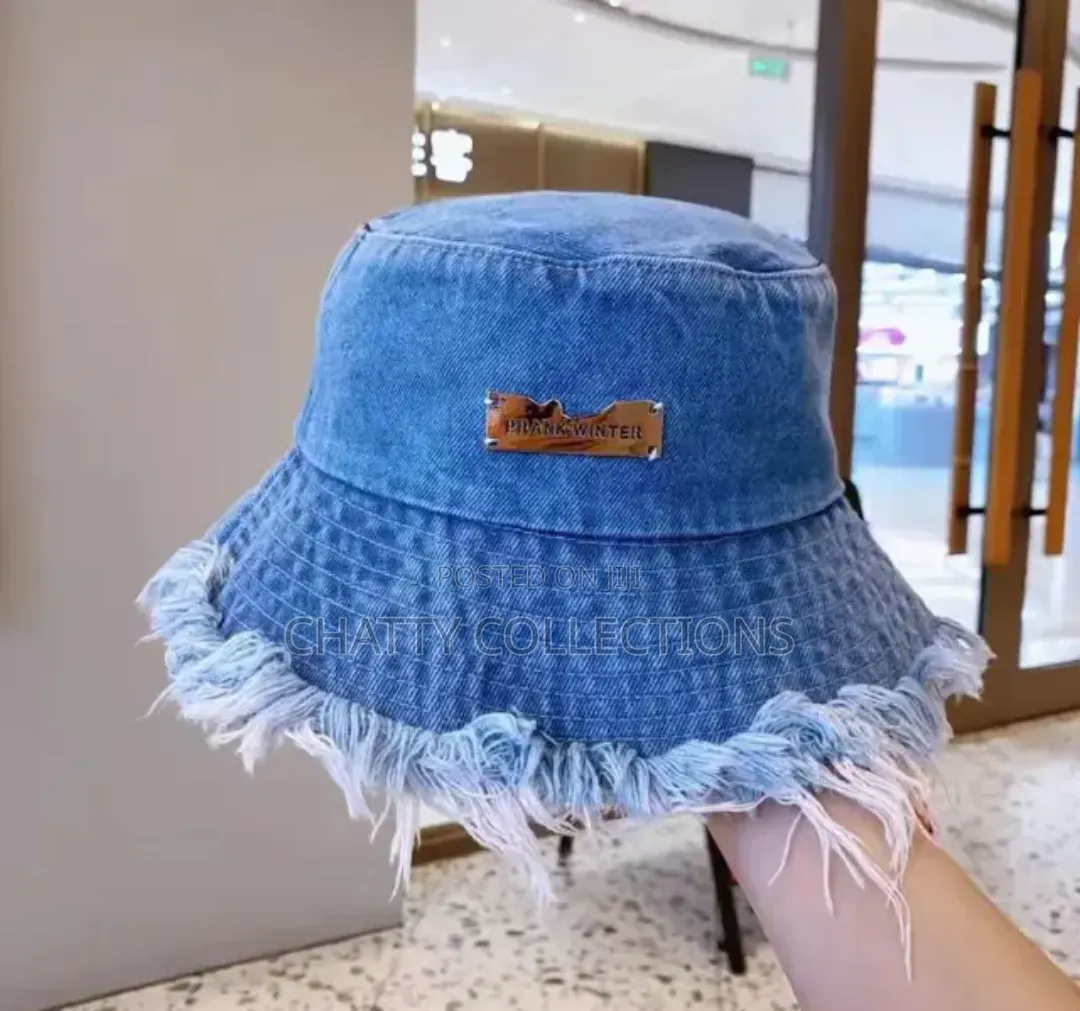 Deep Blue Unisex Denim Bucket Hats