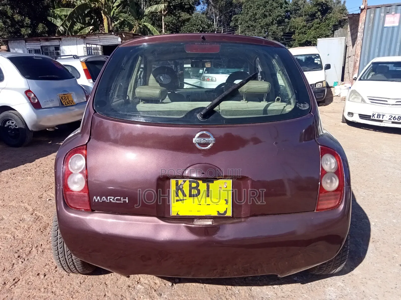 Nissan March 2006 Maroon