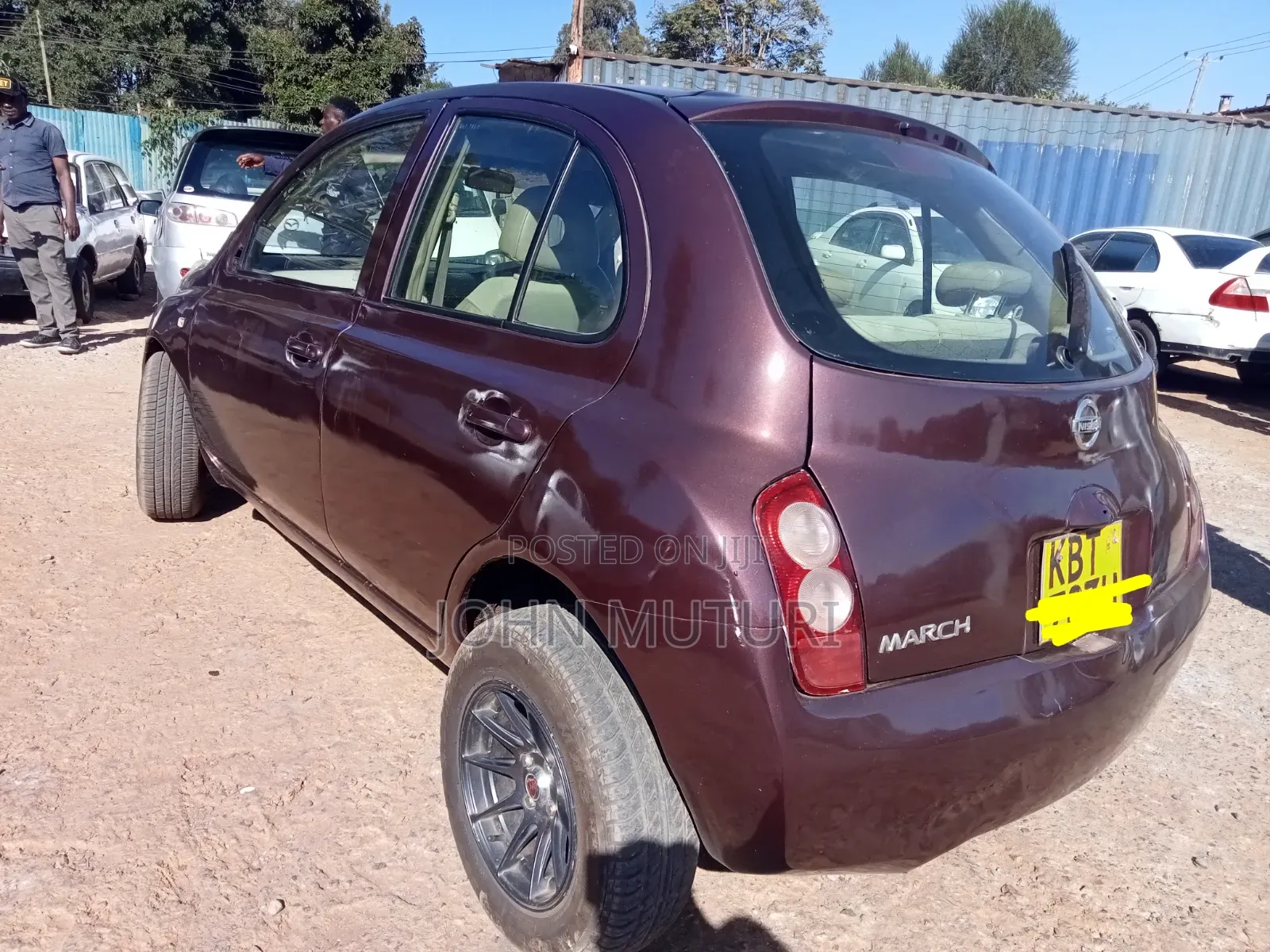 Nissan March 2006 Maroon