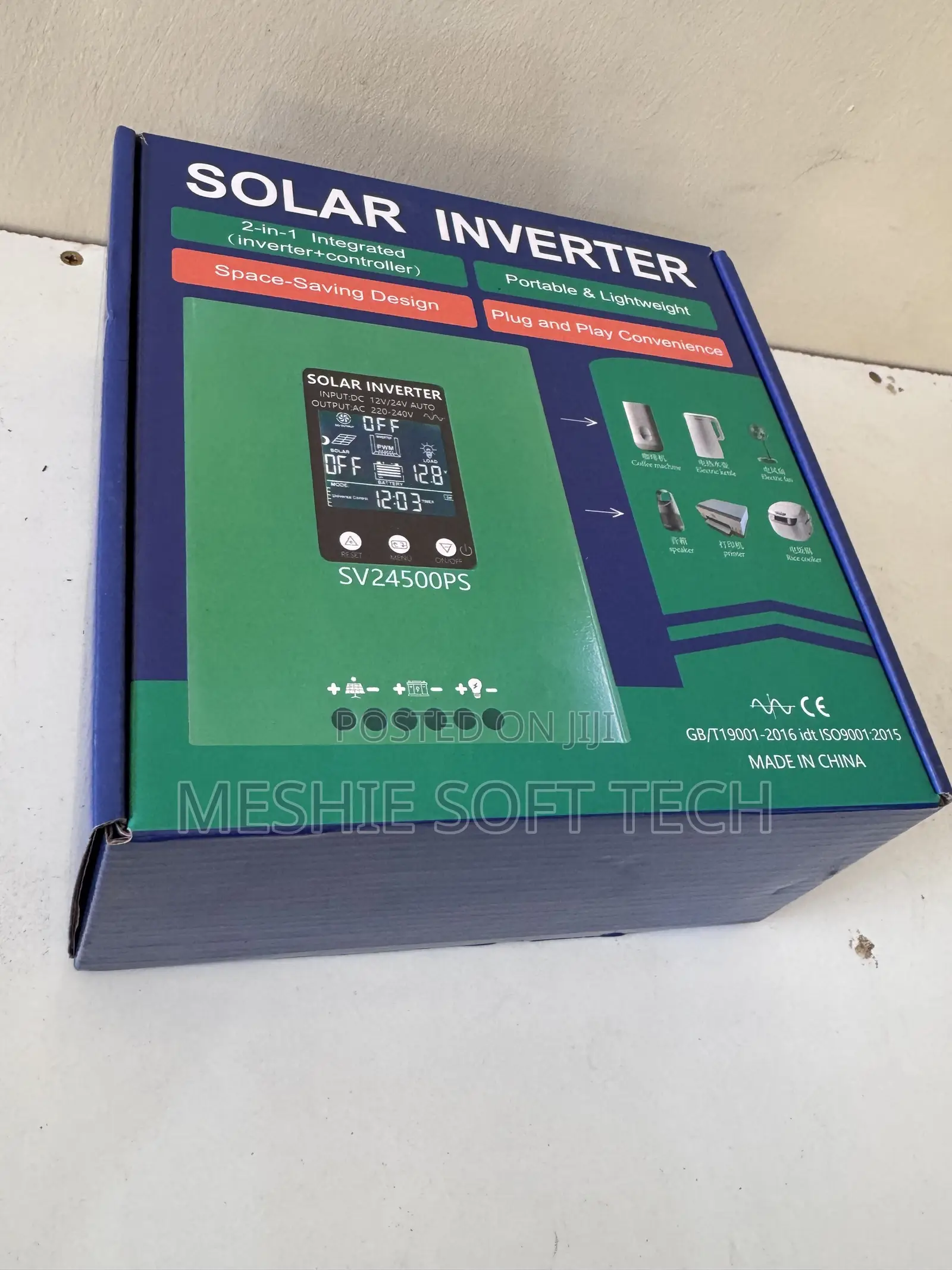 Hybrid Inverter 12v/24v 500w Pure Sine Wave