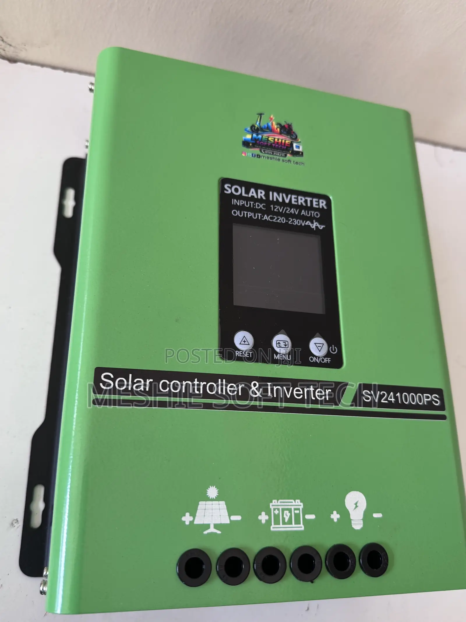 Hybrid Inverter 1000w 12/24v Pure Sinewave