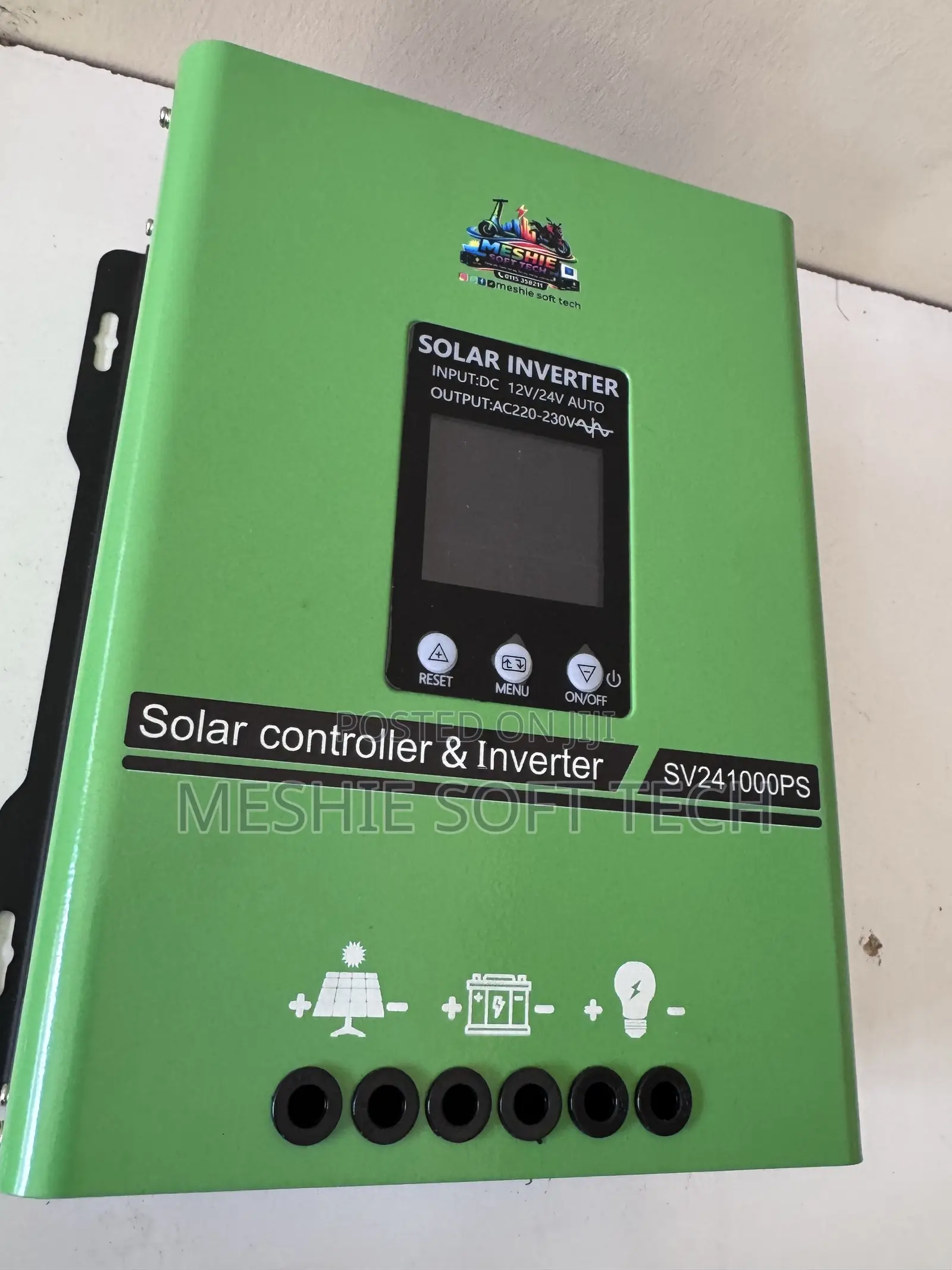 Hybrid Inverter 1000w 12/24v Pure Sinewave
