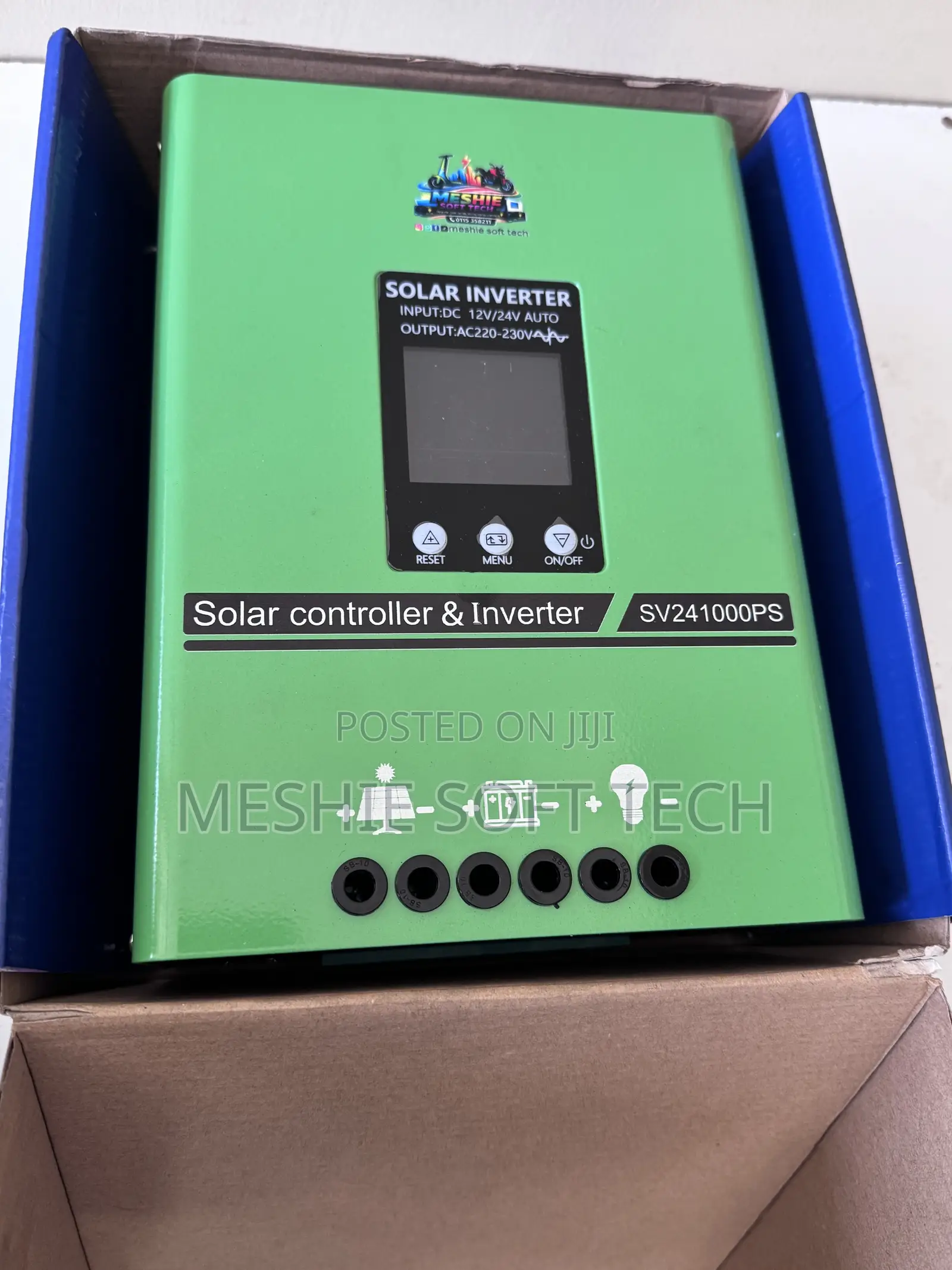 Hybrid Inverter 1000w 12/24v Pure Sinewave