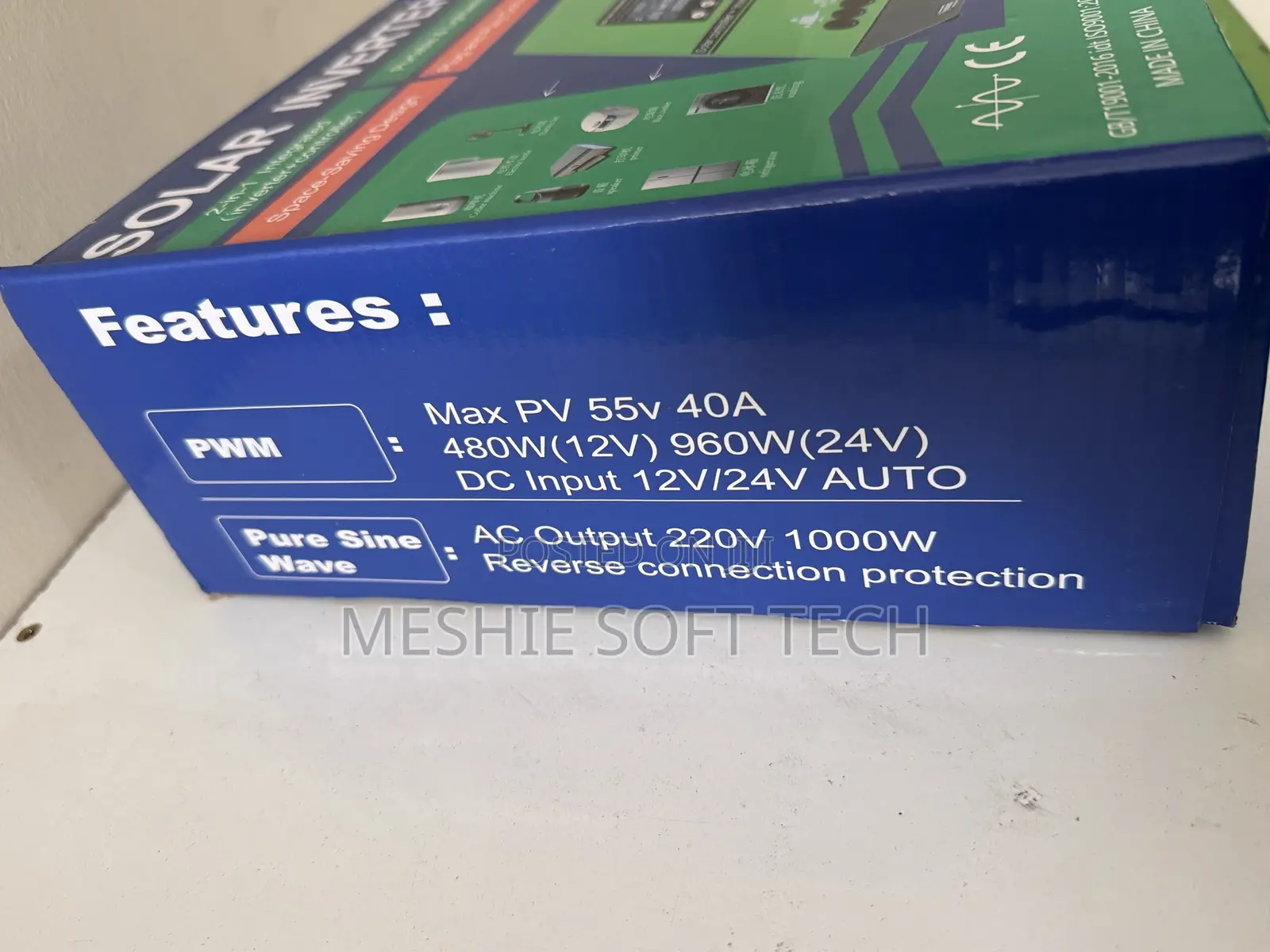 Hybrid Inverter 1000w 12/24v Pure Sinewave