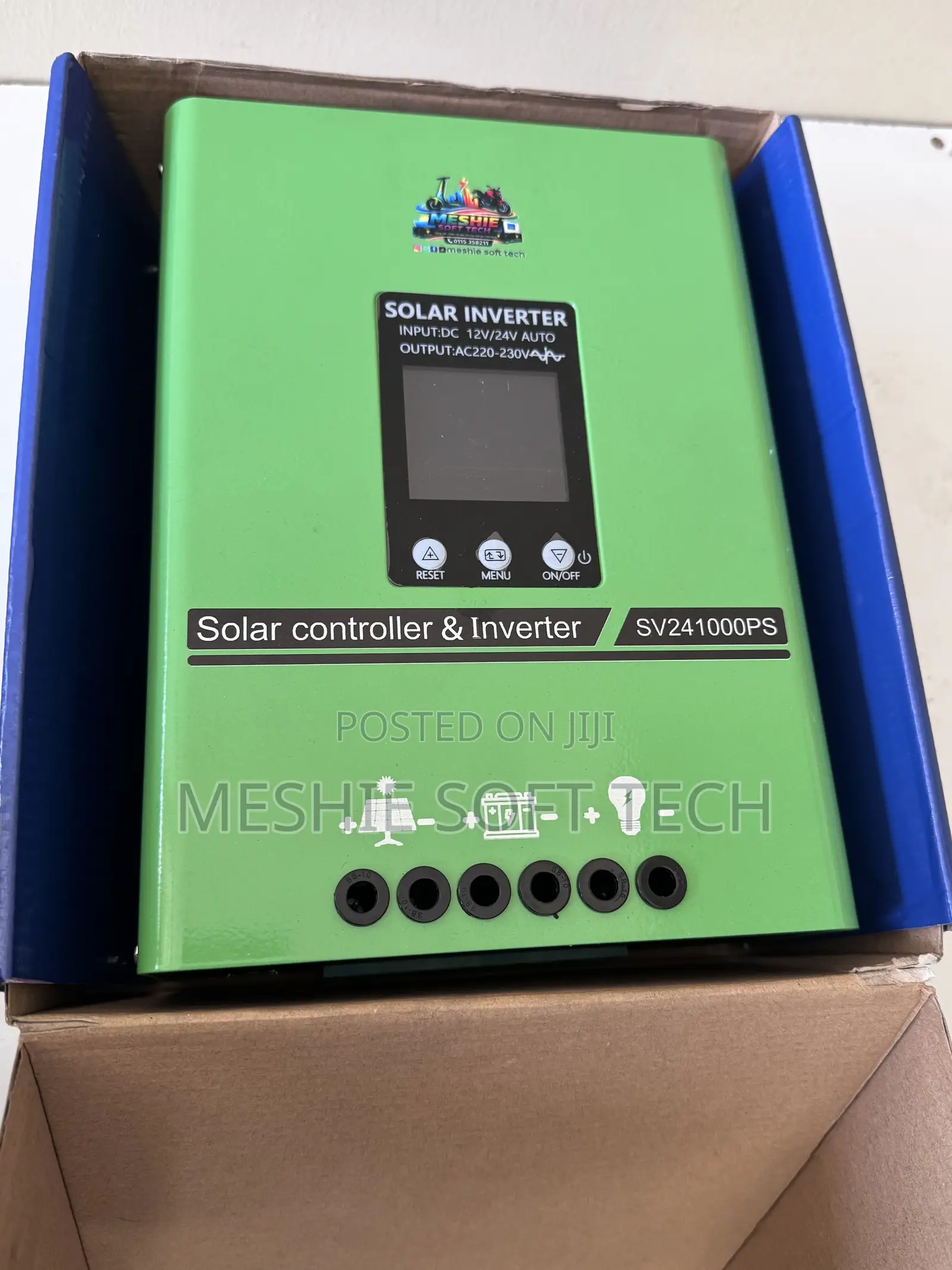 Hybrid Inverter 1000w 12/24v Pure Sinewave