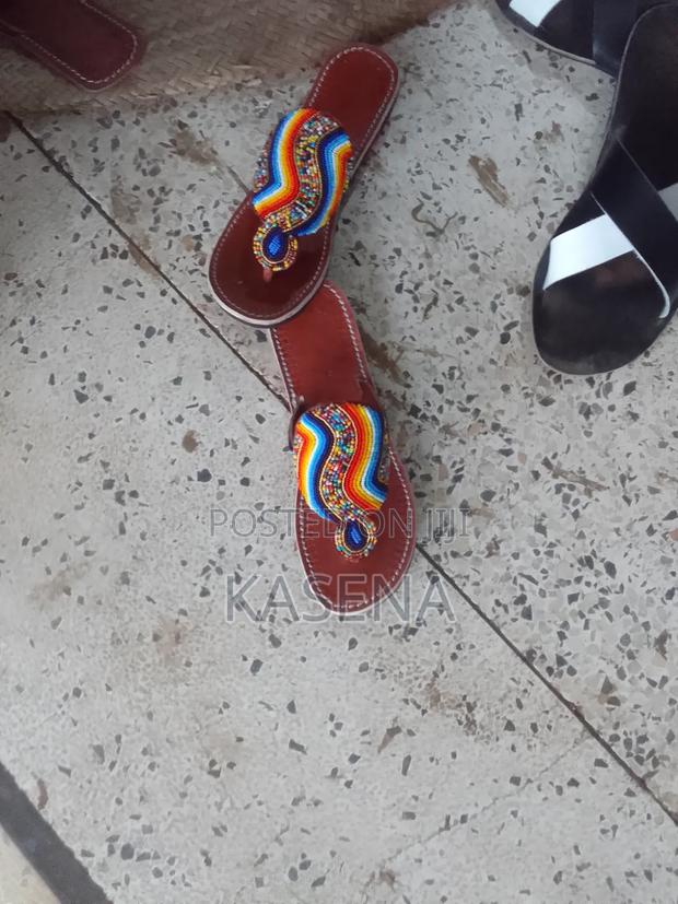 The Malindiani Leather Sandals, Available At Malindi Near Roundabout