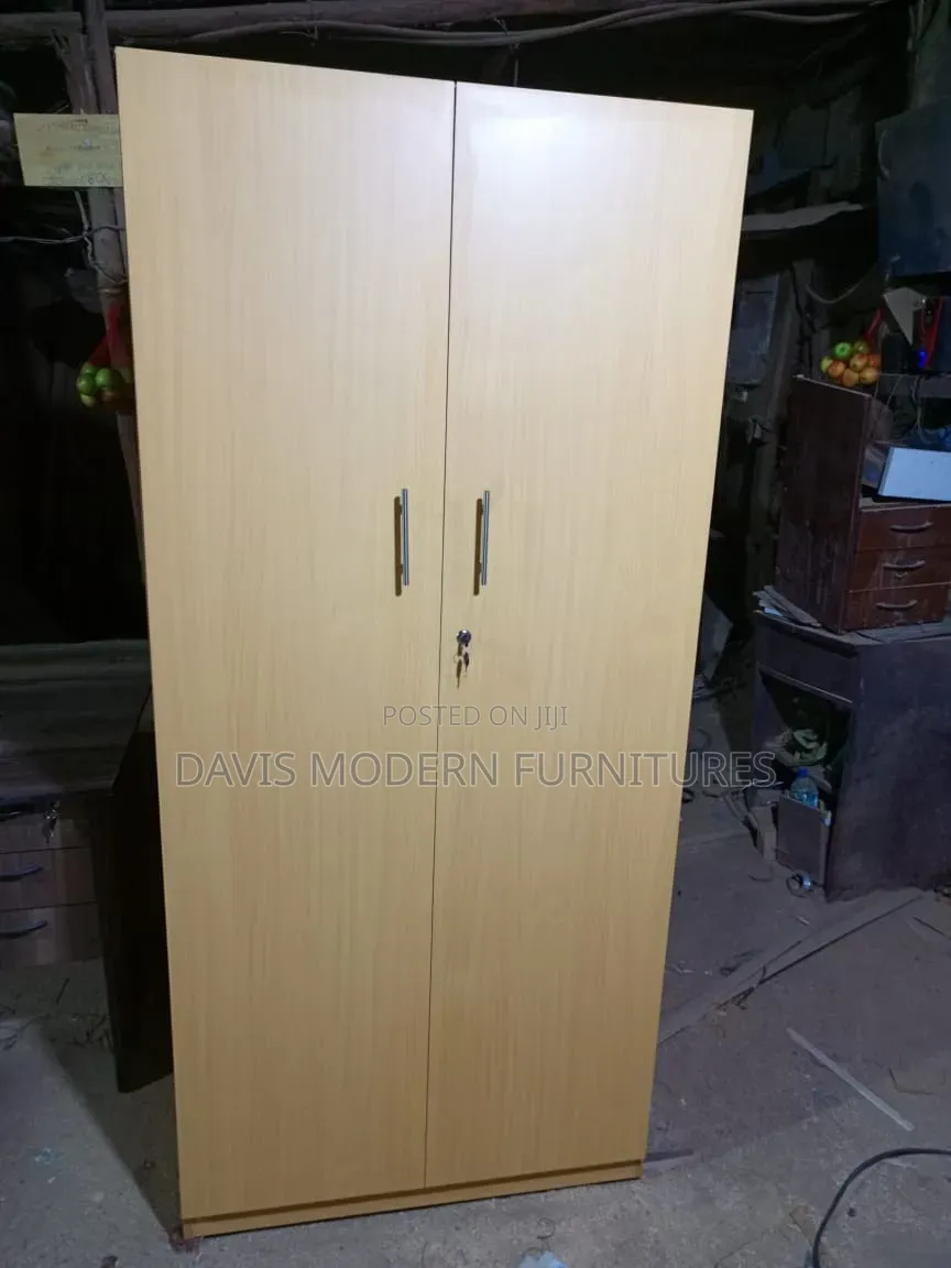 Tall Light Wooden Grain Wordrobe