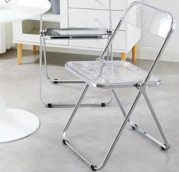 Clear Scrylic Folding Chairs - thumbnail 2