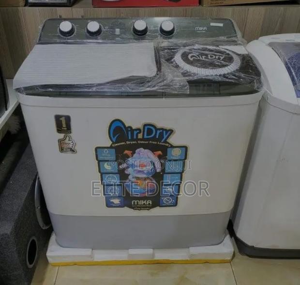 Mika Twin Tub Washing Machine 10kg – White