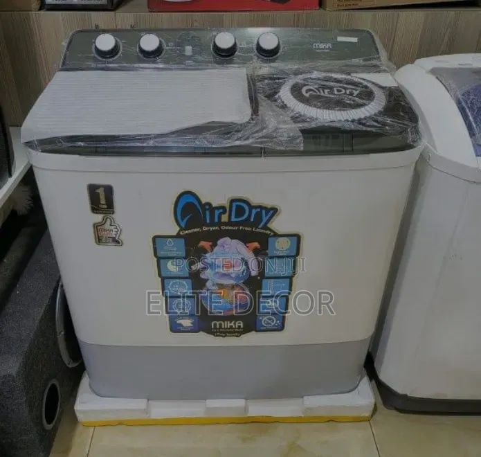 Mika Twin Tub Washing Machine 10kg – White