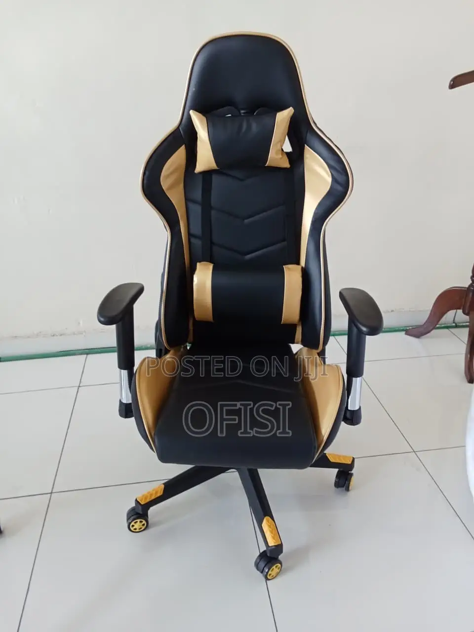 Gaming Chair; Reclining Leather Home Office Gaming Chair