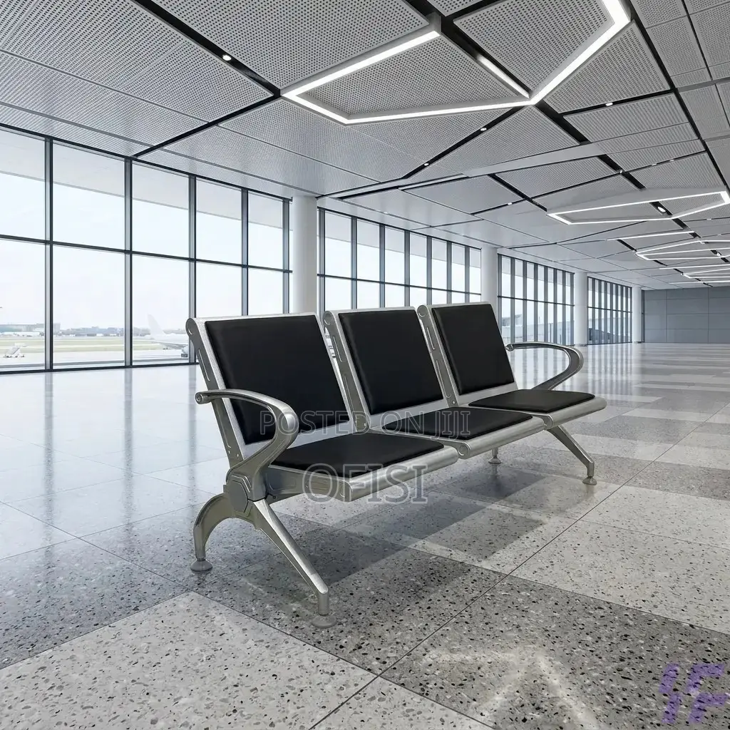 Waiting Bench 3 Link Padded Office Waiting Bench