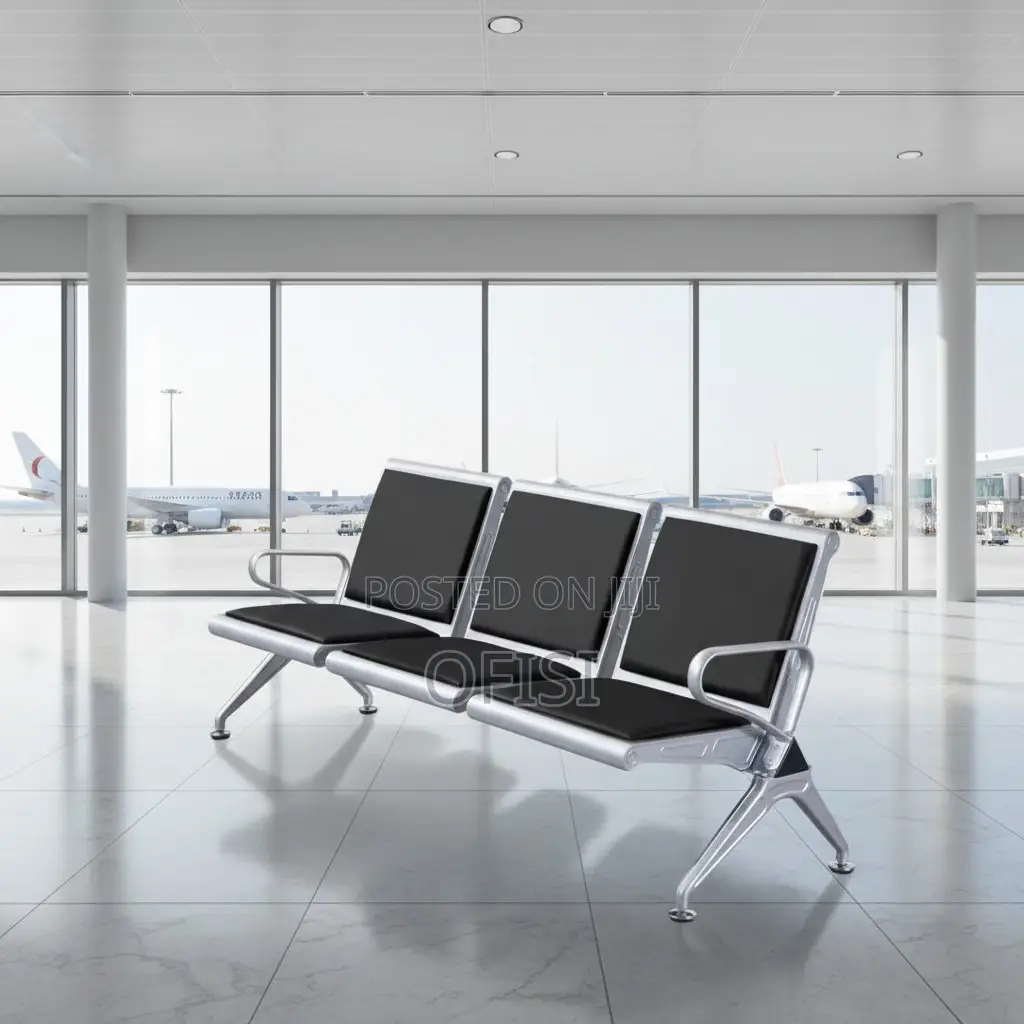 Waiting Bench 3 Link Padded Office Waiting Bench
