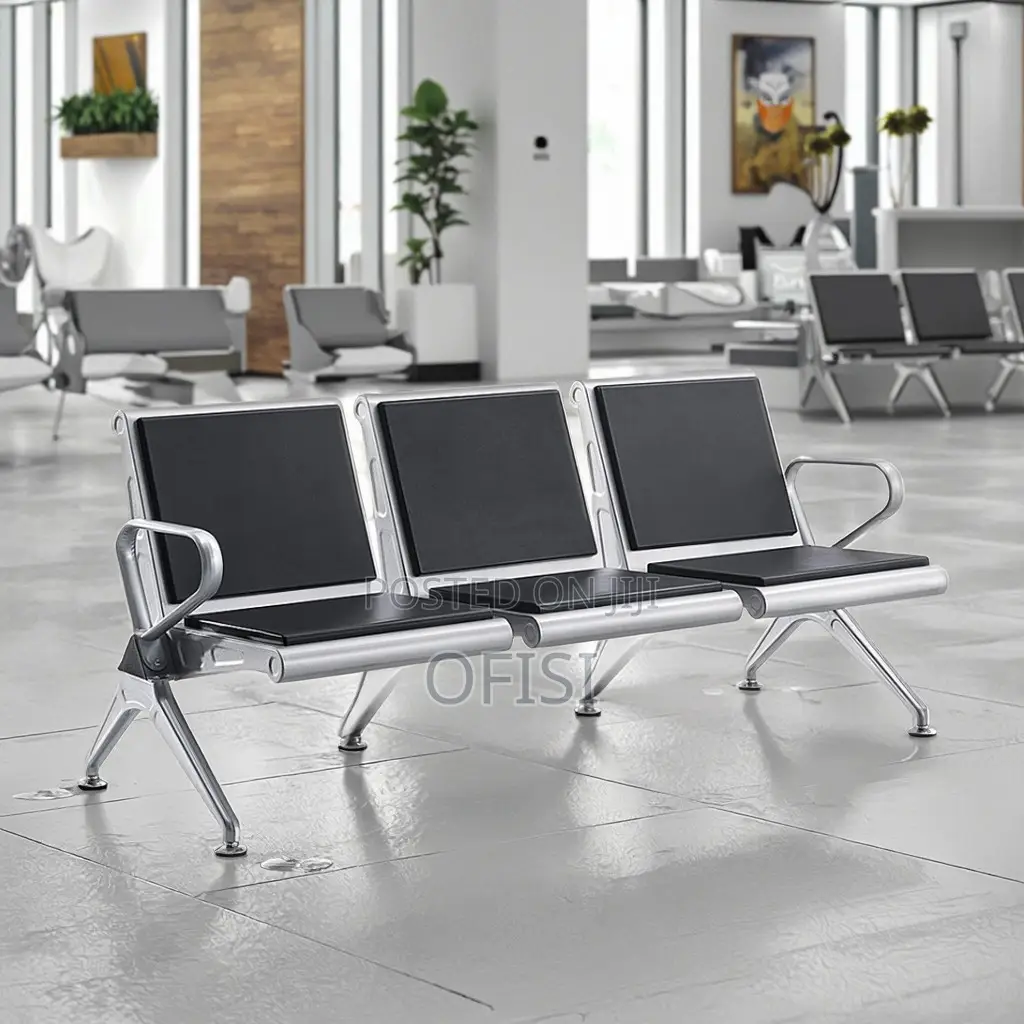 Waiting Bench 3 Link Padded Office Waiting Bench