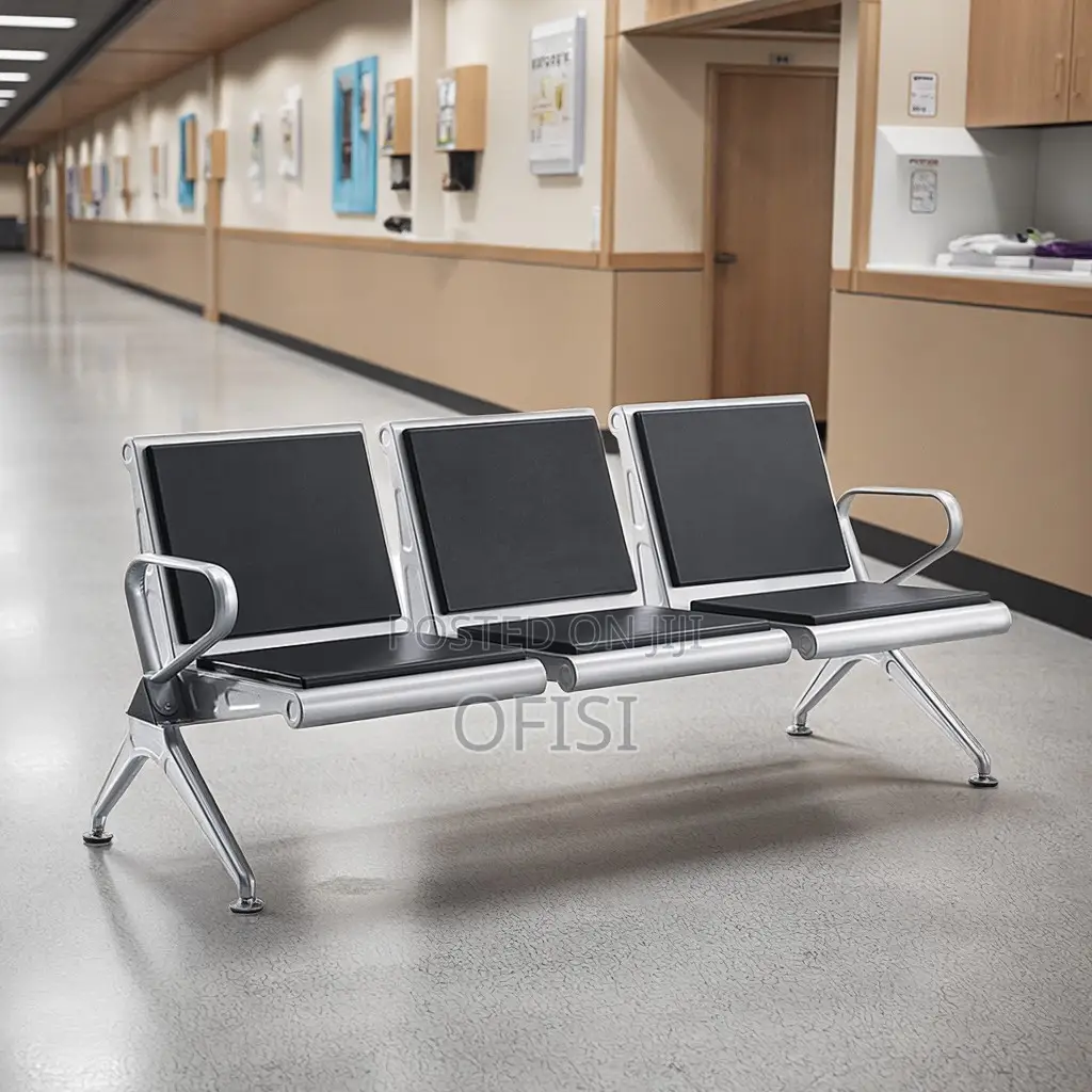 Waiting Bench 3 Link Padded Office Waiting Bench