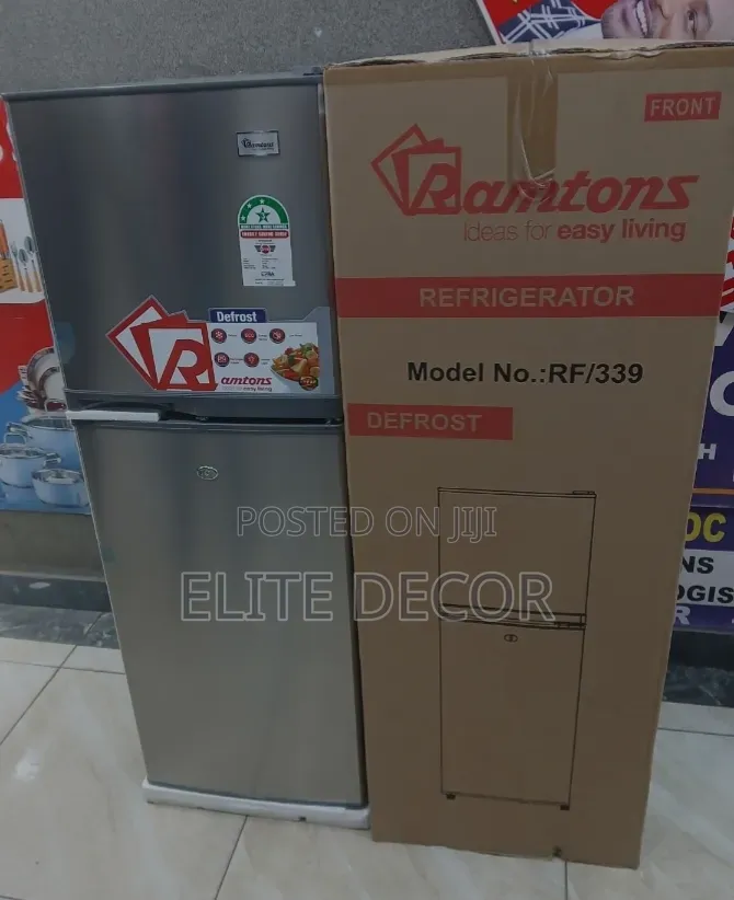 Ramtons Rf/339 138l Double Door Fridge – Energy Efficient, Compact