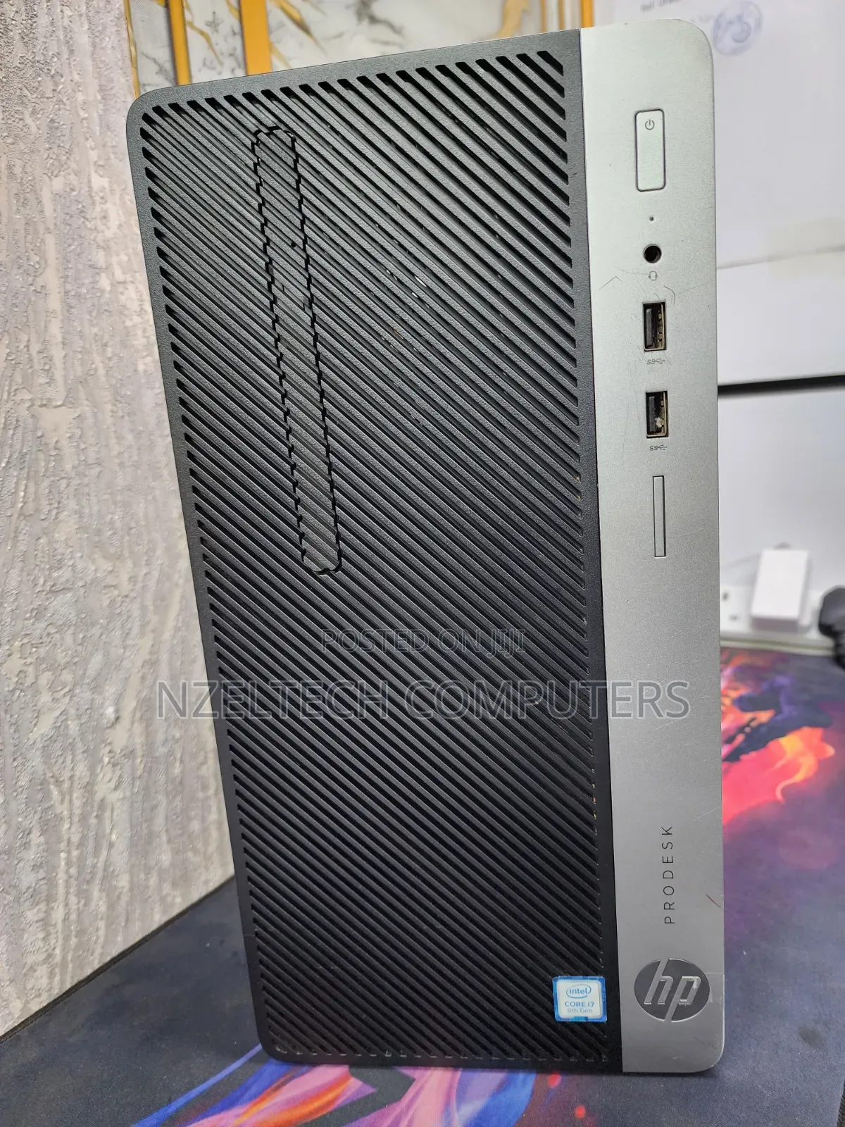 Desktop Computer HP ProDesk 400 G5 8GB Intel Core i7 SSD 256GB