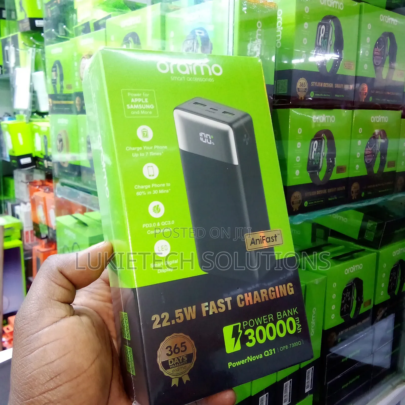 Powerbank 30000mah 22.5 Watts Fast Charging