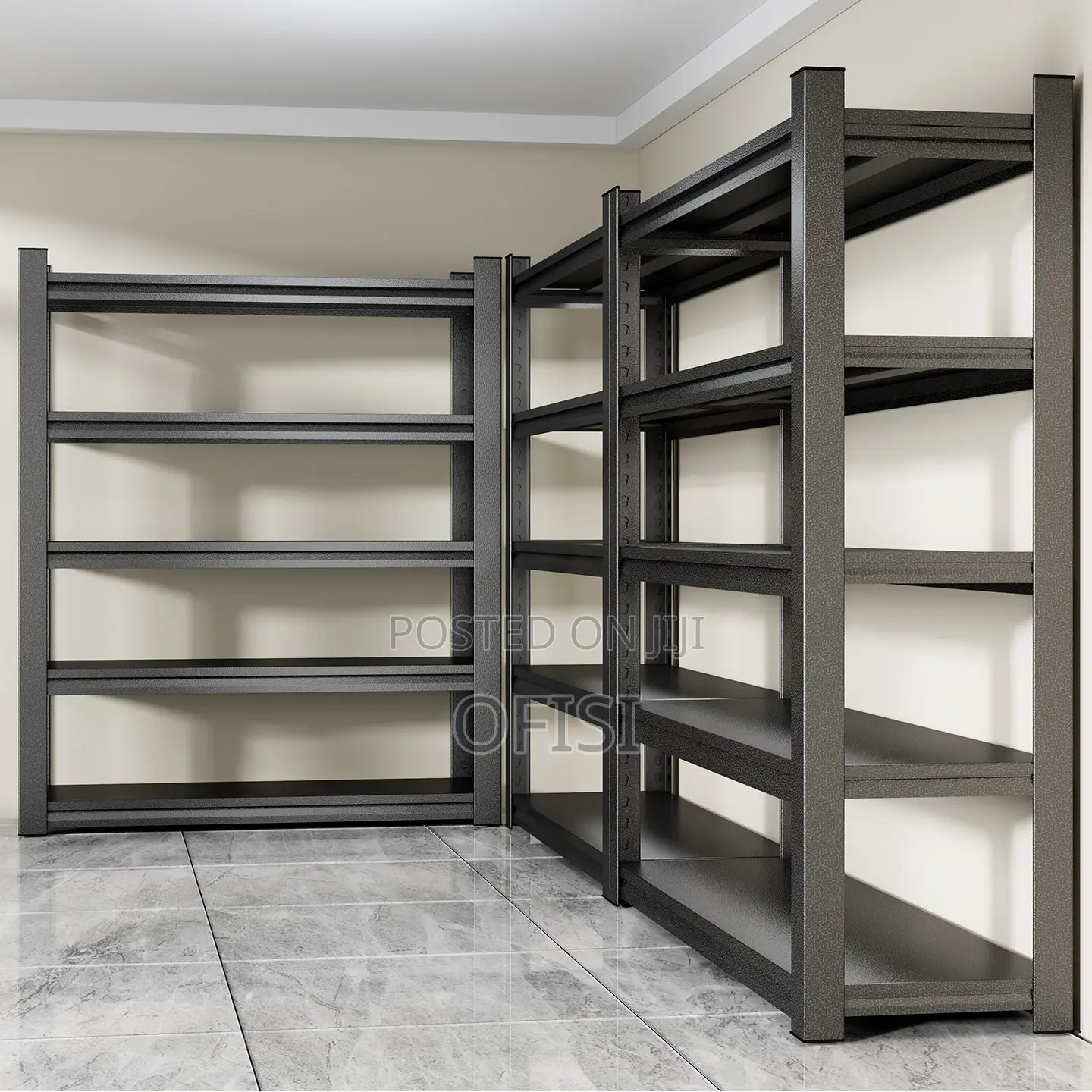 Office Cabinet 5 Tier Metallic Storage Rack