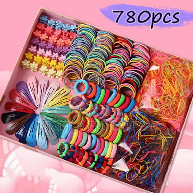 Hair Bands Colorful Set 780pcs - thumbnail 2