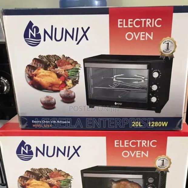 Nunix 4 Knob Settings 60 Litres Electric Rotisserie Oven