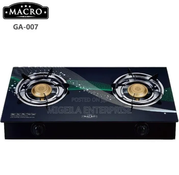 Macro Glass Top Burners
