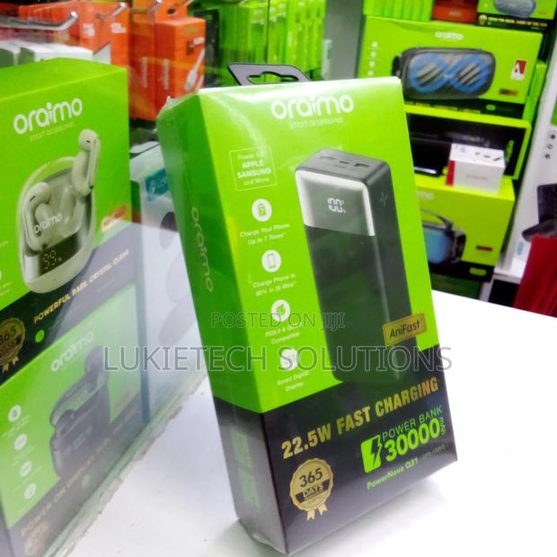 0raimo Powerbank 30000mah 22.5 Watts Fast Portable - main view