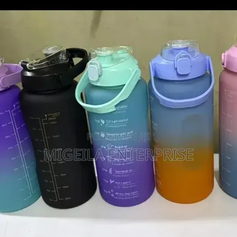Water Bottle 3 In 1 Motivational Bottle