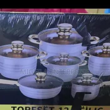 Stainless 12 Pcs Cookware Set