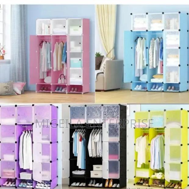3- Column Plastic Wardrobe