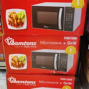 *Ramtons 23lmicrowave With Grill Rm589 (Silver)