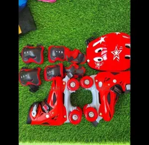 Skate Shoes. Skates 4 Wheel Full Set Full With Protective Gear