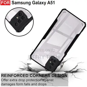 Samsung A51 Back Cover Back Cover Case | Clear Case With Camera Protec