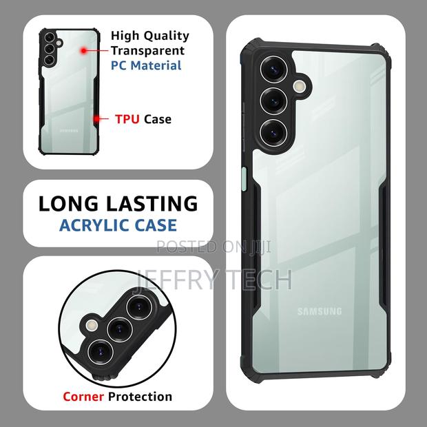 Samsung Galaxy M36 / F36 (5g) | Camera Protbumper-Edge Clear Back Case - thumbnail 2