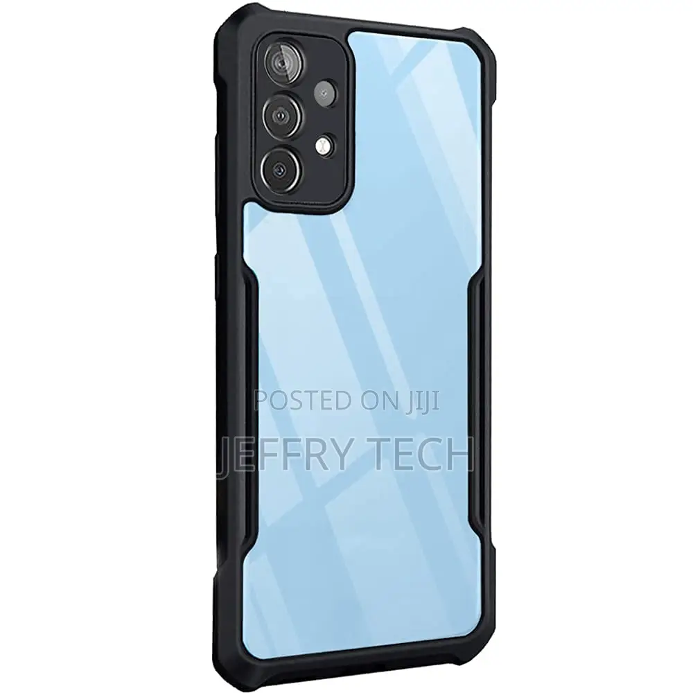 Bumper Crystal Clear Tpu+Pc Hybrid Bump Corner for Samsung Galaxy A52