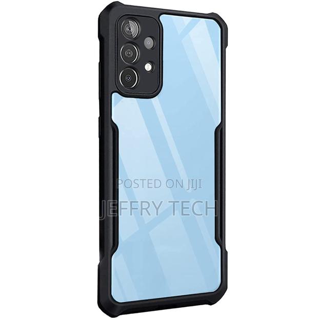 Bumper Crystal Clear Tpu+Pc Hybrid Bump Corner for Samsung Galaxy A52