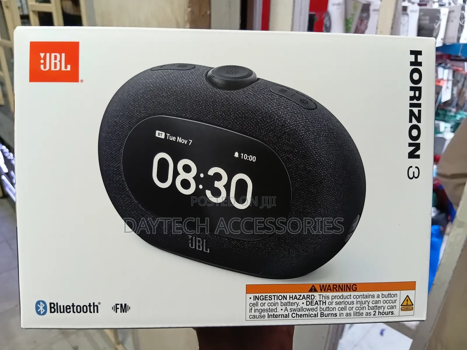 This Is a JBL Horizon 3 Bluetooth Clock Radio Speaker.