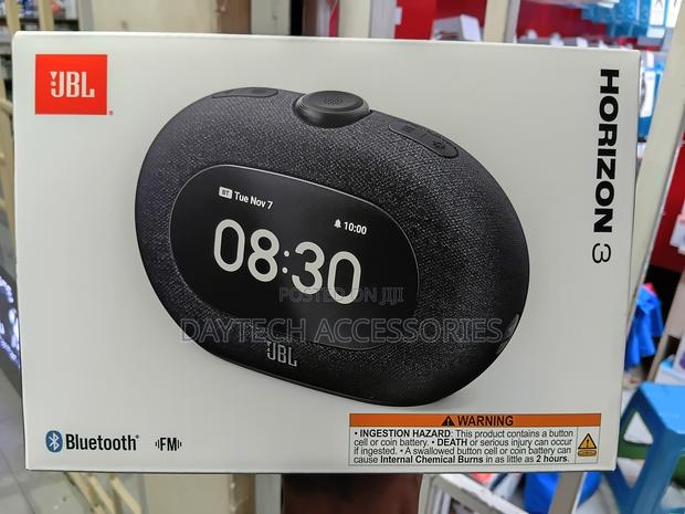 JBL Horizon 3 Bluetooth Speaker Alarm Clock Ambient Light Usb-C Black - thumbnail 3