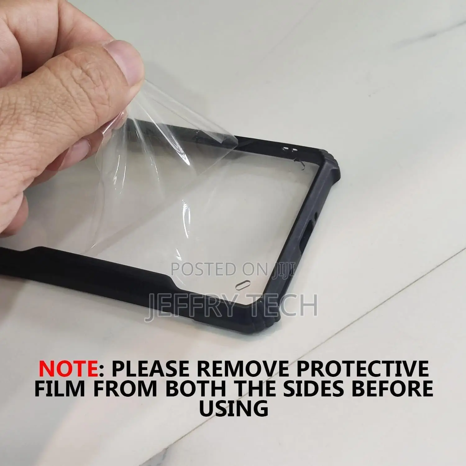 Shockproof Crystal Clear Back Case for Samsung Galaxy Note 8 Clear
