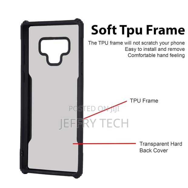 Samsung Galaxy Note 9 Cover Camera Protection Shockproof Bumper-Edge