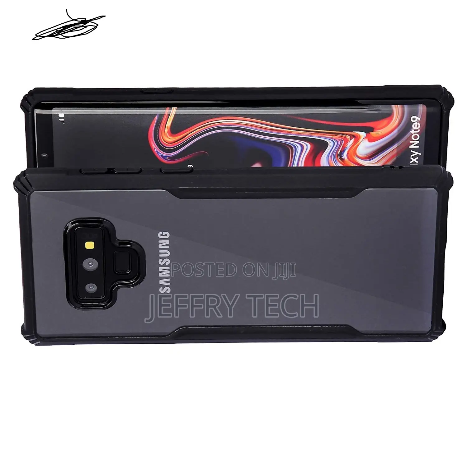 Samsung Galaxy Note 9 Cover Camera Protection Shockproof Bumper-Edge