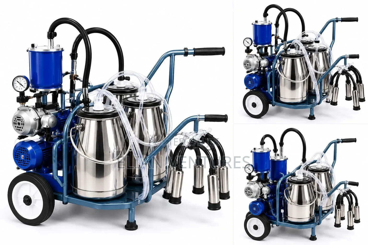 Electric Double Cylinder Milking Machine