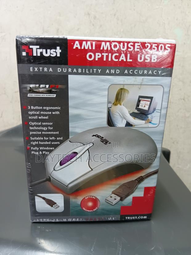 Trust Ami Mouse 250s, a Vintage 3-Button Optical Mouse. - thumbnail 2
