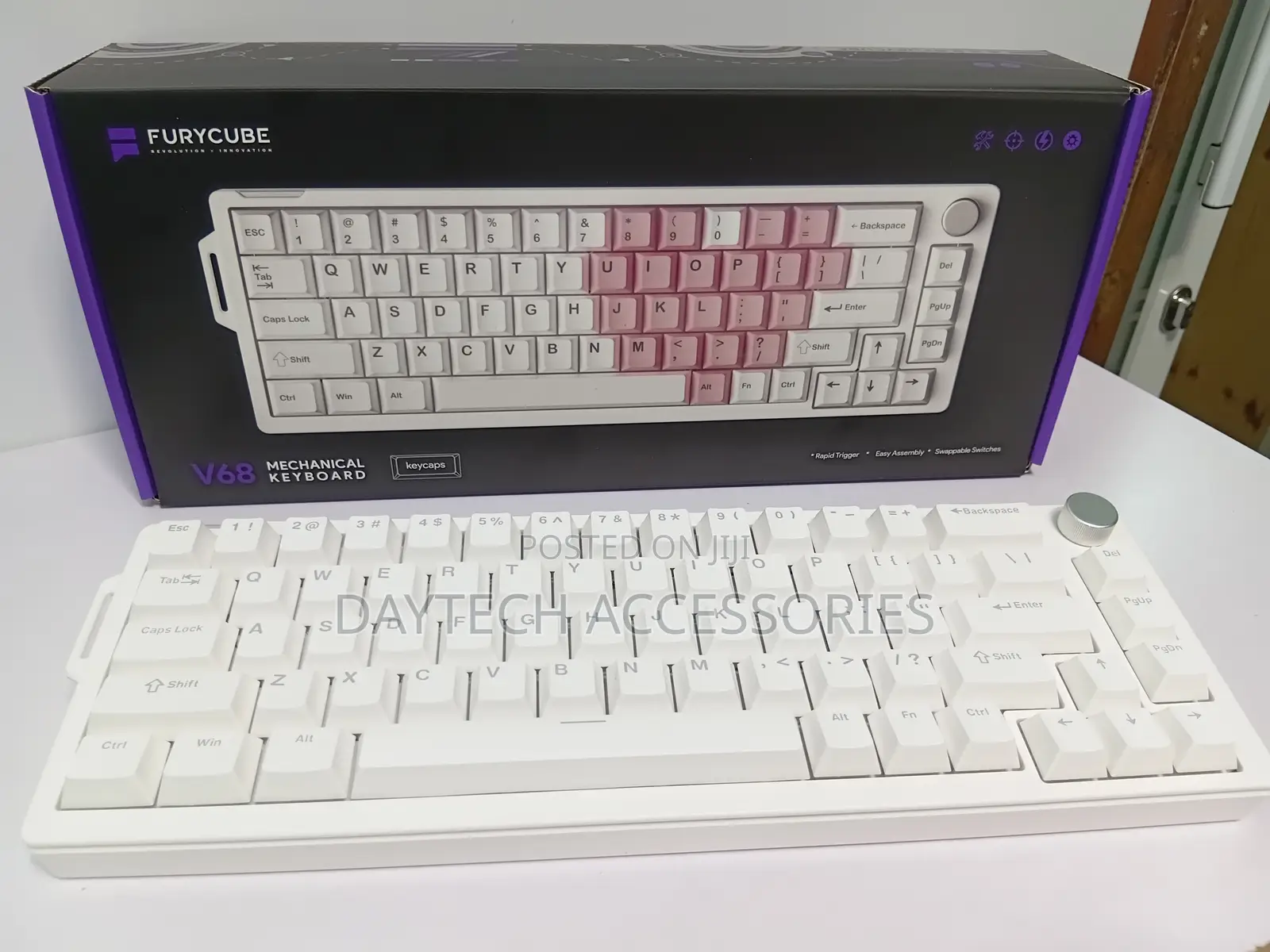 This Is a Furycube V68 Mechanical Keyboard.