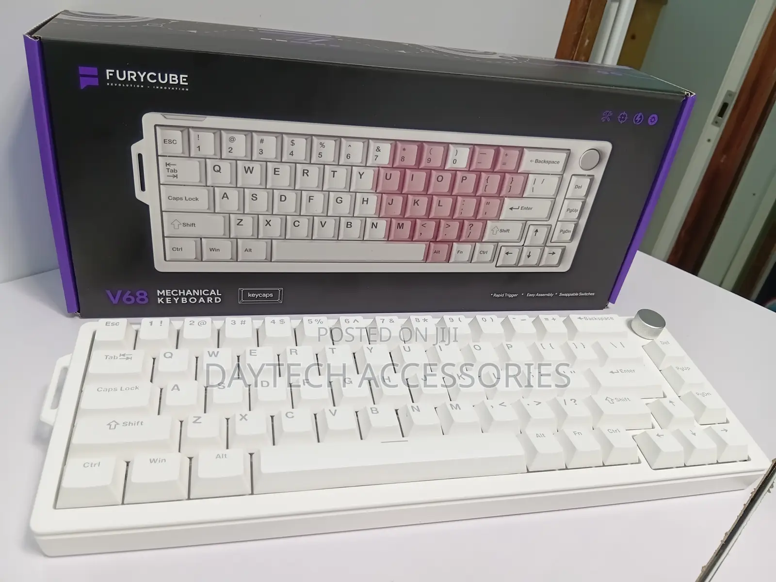 This Is a Furycube V68 Mechanical Keyboard.