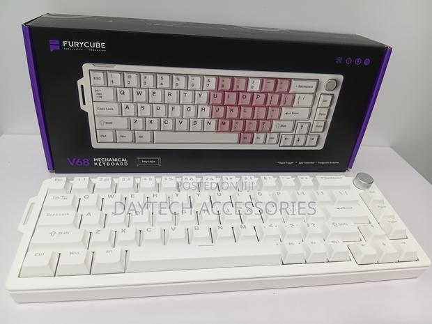 Furycube V68 RGB Wired Mechanical Keyboard.