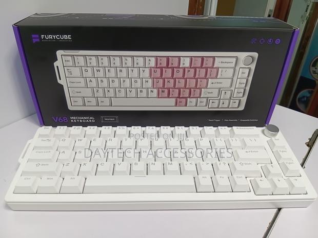 Furycube V68 RGB Wired Mechanical Keyboard. - thumbnail 2