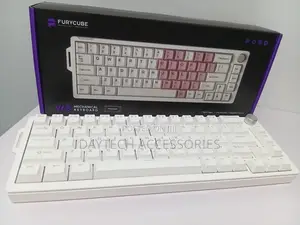The Furycube V68 Wired Mechanical Keyboard With RGB Backlighting.