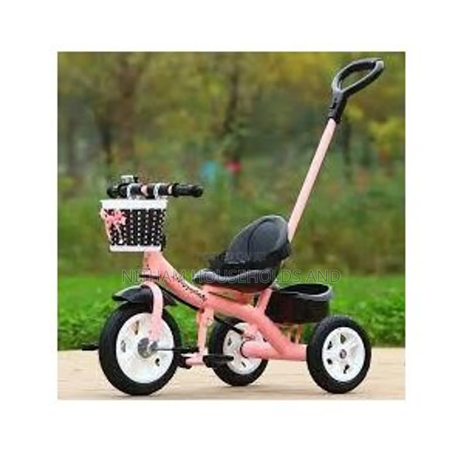 Kids Tricyles With a Push Handle Children Bicycles Age 0 to 4 Years