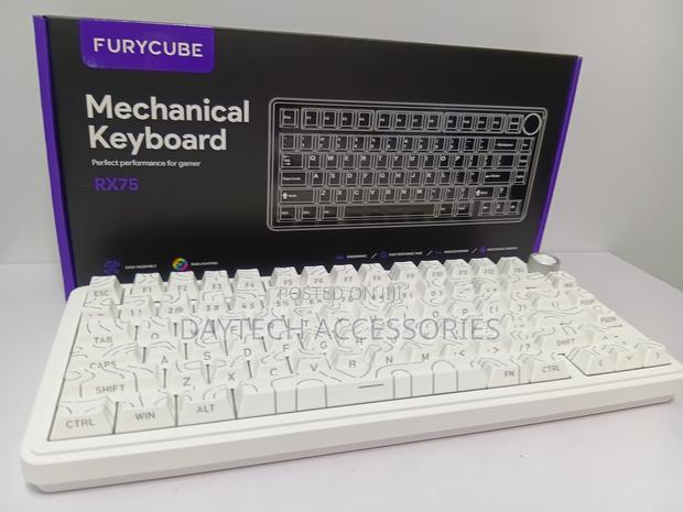 This Is a Furycube Rx75 Mechanical Keyboard.